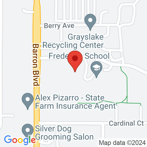 Map of 565 Frederick Road, Grayslake, IL 60030